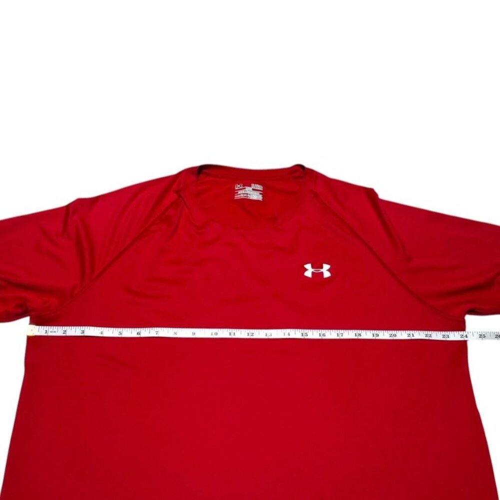 Under Armour Short Sleeve Shirt Red Size XL - Picture 4 of 6